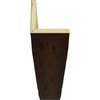 Ekena Millwork 2-Sided Pecky Cypress Endurathane Faux Wood Ceiling Beam, Premium Mahogany, 6"W x 10"H  x 18'L BMPC2C0060X100X216ZM